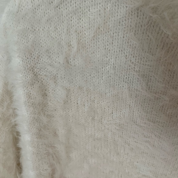 London Kaye eyelash scoop neck pull over sweater medium - Picture 2 of 6